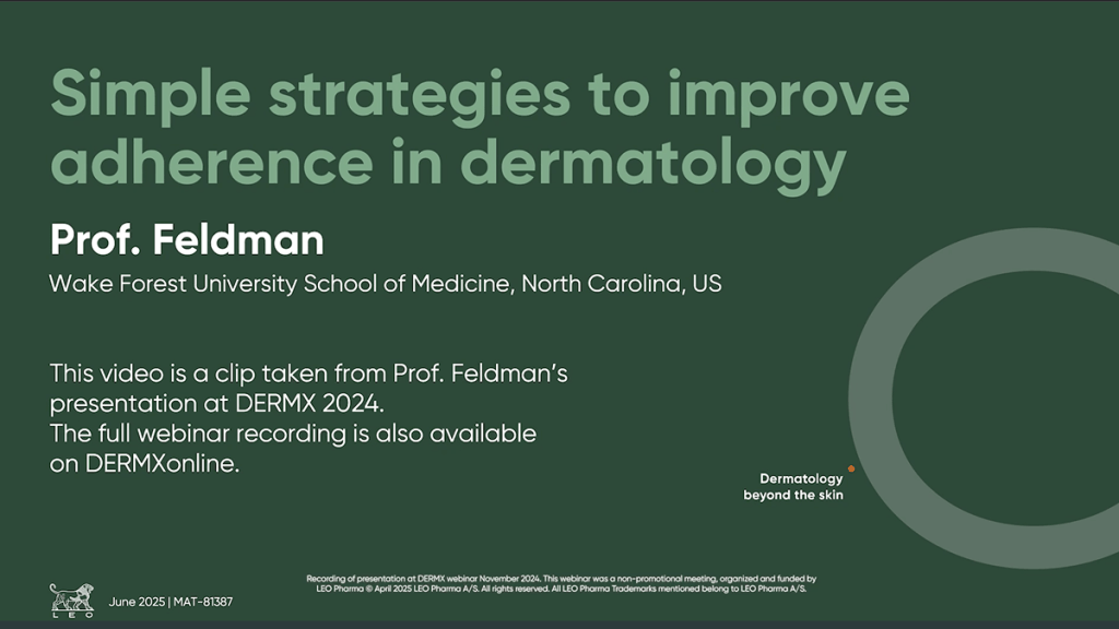 Simple strategies to improve adherence  in dermatology