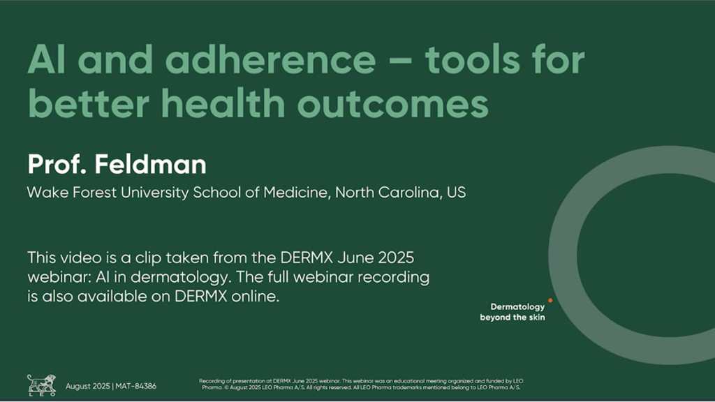 AI and adherence — tools for better health outcomes