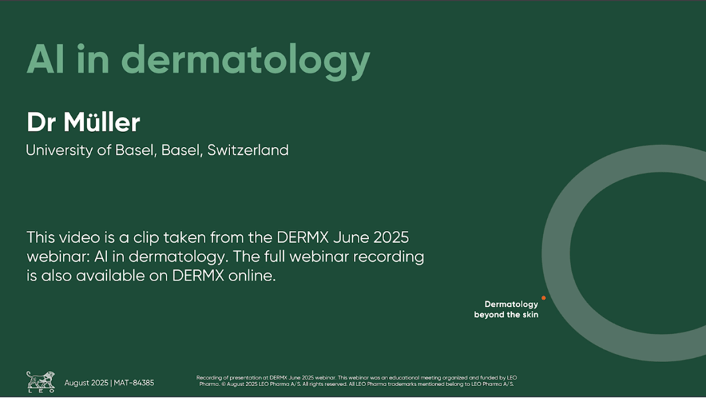 AI in dermatology presentation