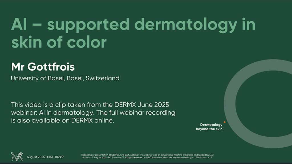 AI-supported dermatology in skin of color