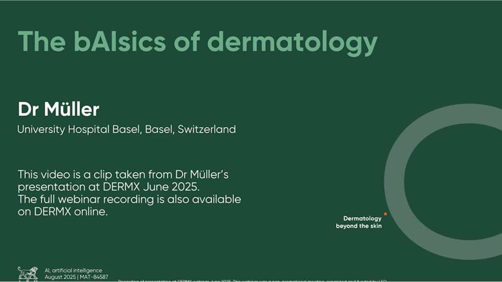 The bAIsics of dermatology
